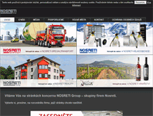 Tablet Screenshot of nosreti.cz